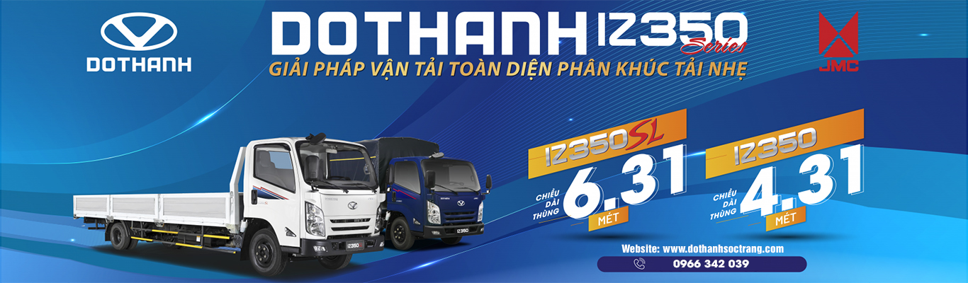 Xe tải DOTHANH IZ350 Series mới - Giải pháp vận tải toàn diện phân khúc tải nhẹ